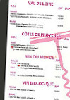 Les Voutes menu