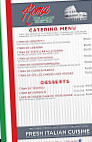 Roma Italian Bistro menu