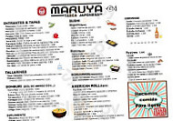 Maruya menu