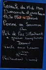 A la table de Doume menu