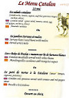 Restaurant Ausseil menu