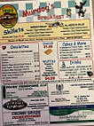 Murdogs Diner Drive-in menu