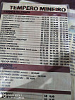 Tempero Mineiro menu