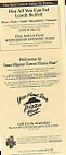 Tiano's Pizza menu