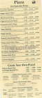 Tiano's Pizza menu