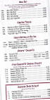 East Cafe menu