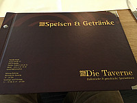 Die Taverne menu