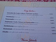 Alpenhof menu