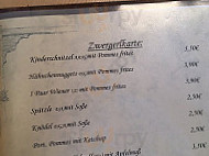 Gasthaus Waldwinkl menu