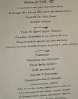 Friendly Auberge menu