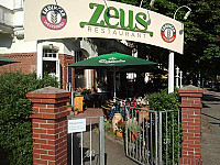 Zeus outside