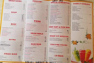 China Inn menu