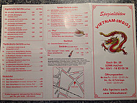 Vietnam-Imbiss menu