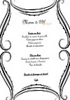 Le Viaduc menu