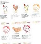 Mon Petit Poulet menu