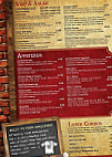 Willy T's Tavern menu