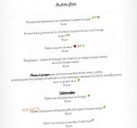 Le Jardin De Cabrerets menu