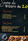 Bistro Du 20 menu