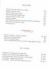 Le Franklin menu