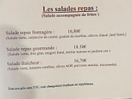 Le Chat Gourmand menu