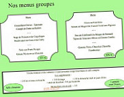 L'arbre Aux Thes menu