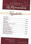 La Romantica menu