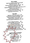 Le Moulin menu