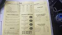 Bubba's Pizzeria menu