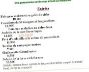 Le Jardin menu