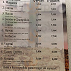 Fornada menu