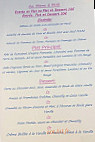 La Voute menu