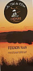 Au Fil de l'Eau menu