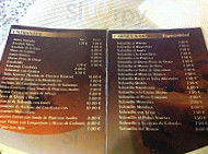 Meson Mendoza menu