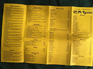 Mi Rancho menu