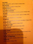 Pizzeria De L'ecluse menu