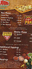 Papa John's Pizza menu