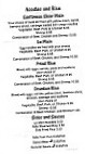 Zen Asian menu