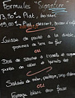 La Signature menu