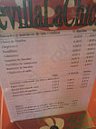 Sevillalachica menu