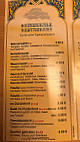 Pamukkale menu