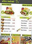 Efes Kebab menu