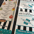 La Hacienda menu