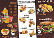 Ô Dwich menu