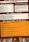 La Chandeleur menu