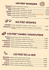 Pizz'à Steph menu