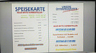 Bistro zum Wellensessel menu