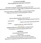 Le Bistro Gourmand menu