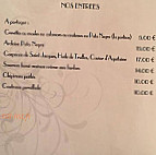 L'Art Des Mets menu