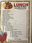 Oriental Cafe Chinese menu