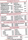 Le Montécrucien menu